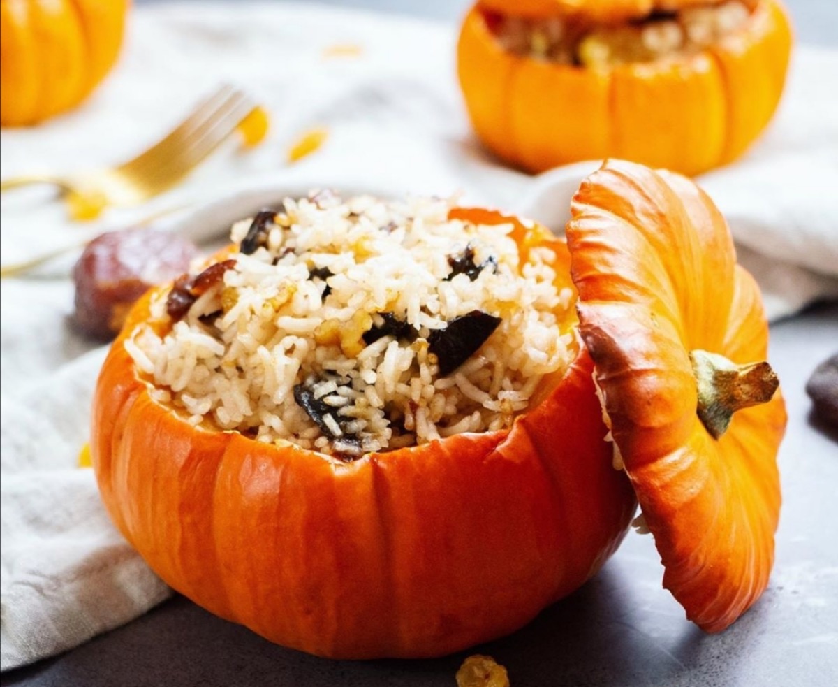 Ghapama (Stuffed Pumpkin)